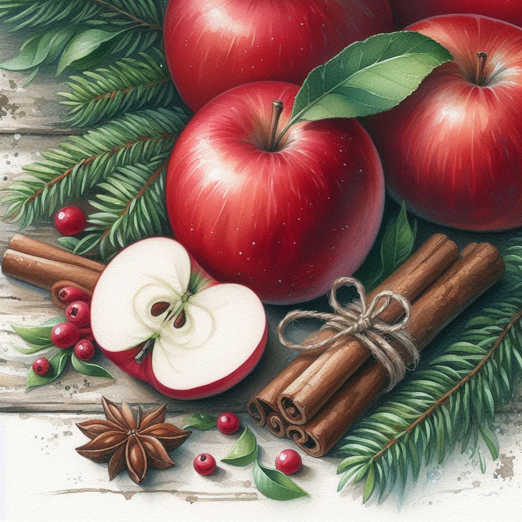 Diamond Painting Duftwachs - Apfel & Zimt