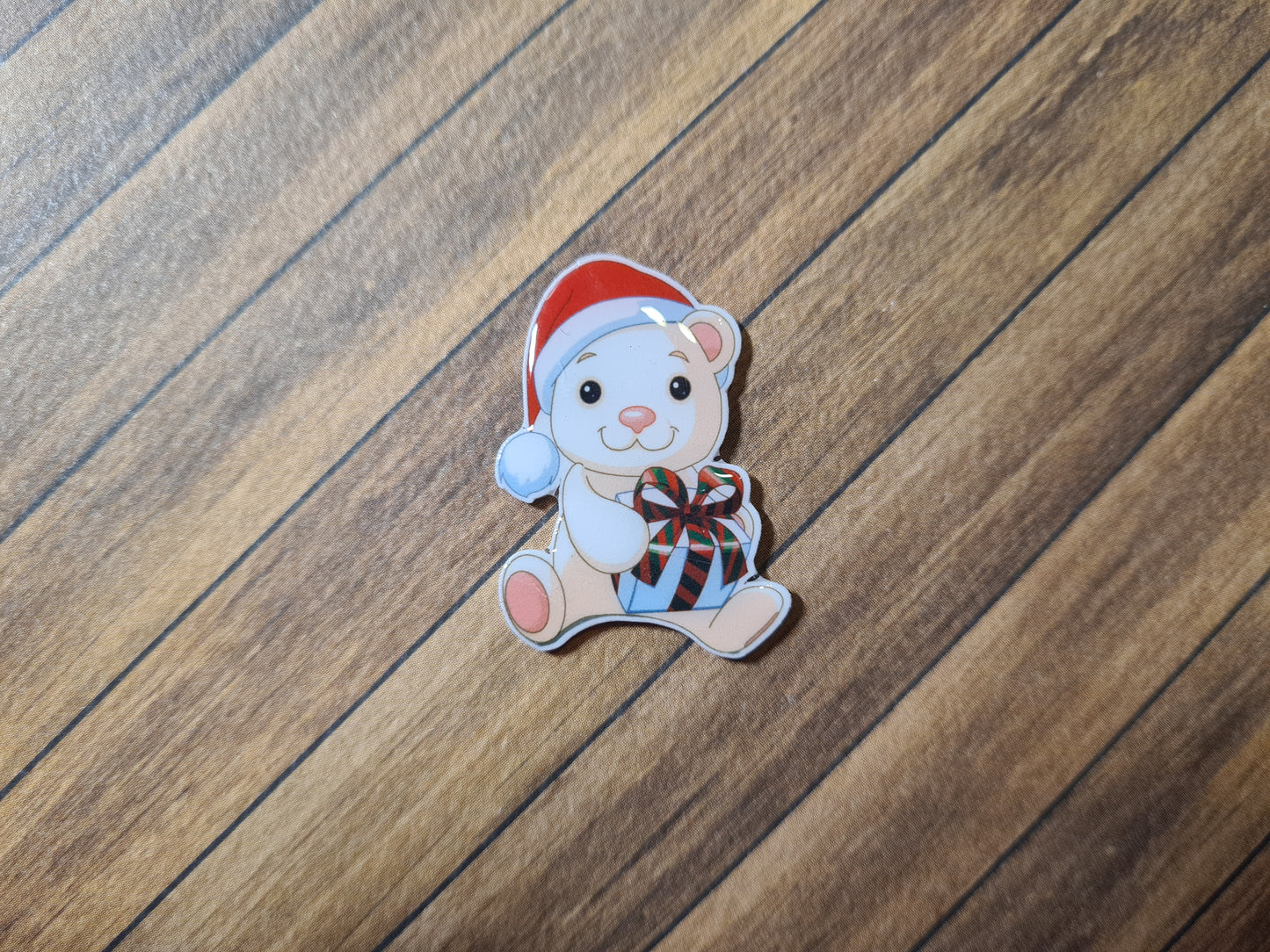 Cover Minder - Eisbär mit Geschenk