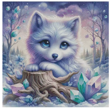 03  B-Ware - Kristall Wolf