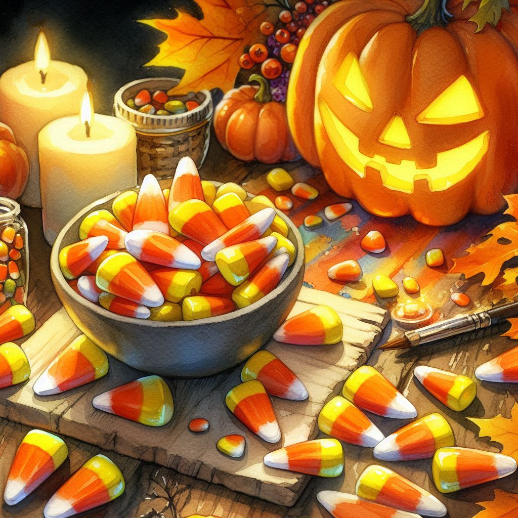 Tabby -  Candy Corn