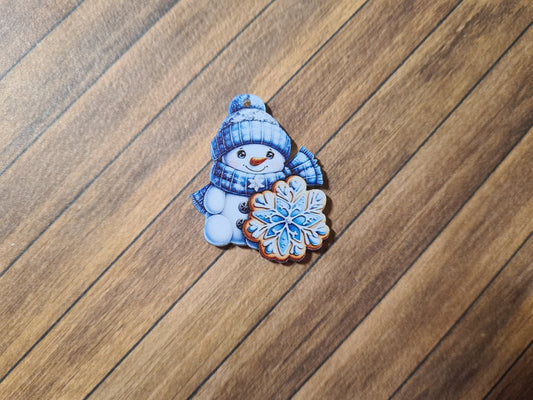 Cover Minder - Schneemann blau