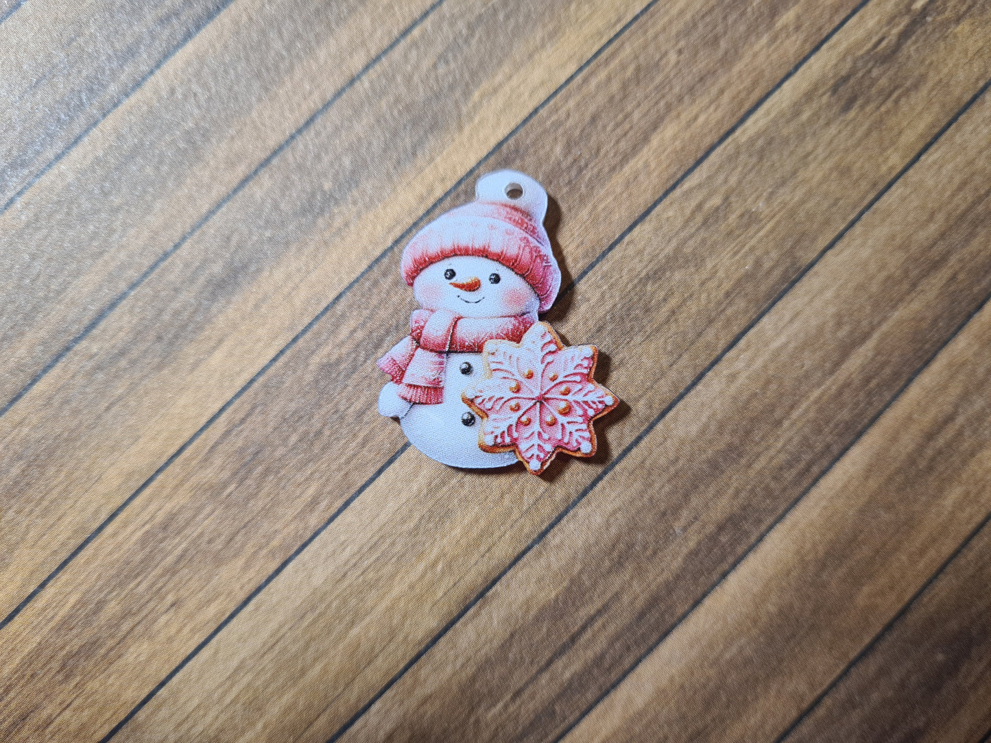 Cover Minder - Schneemann rosa