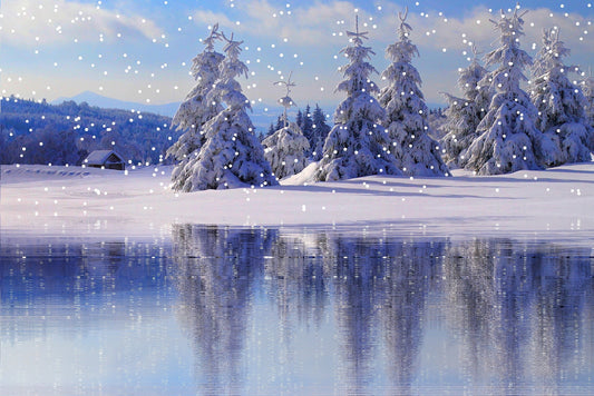 Diamond Painting Duftwachs - Winterlandschaft